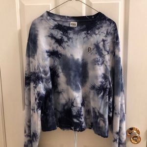 PINK tie dye sweater